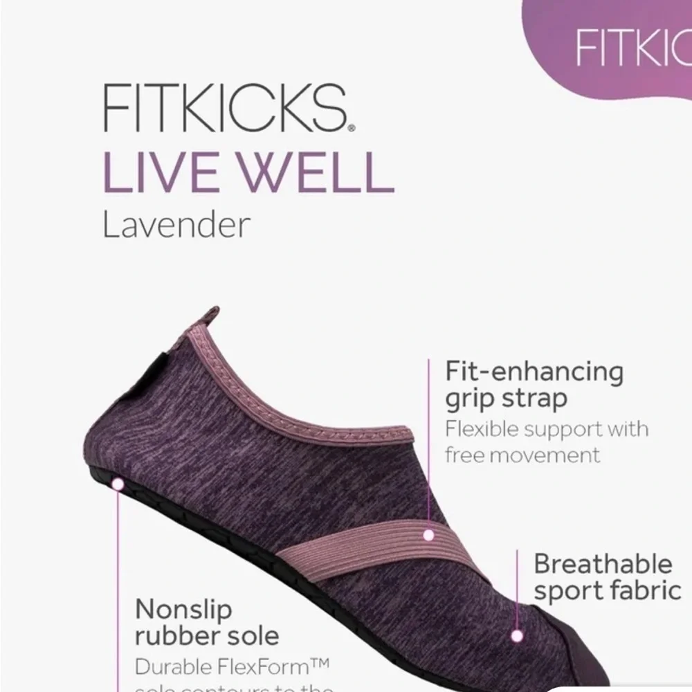 LIVE WELL COLLECTION Women's Purple Slip-On Shoes